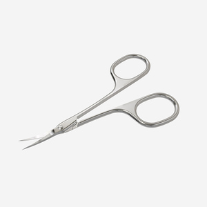 Ciseaux à cuticules de haute qualité lame incurvée Fine pointe pointue en acier inoxydable manucure beauté ciseaux de soin des ongles pour la beauté - Product Image 4