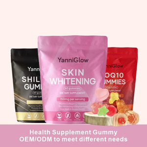 YanniGlow OEM ODM Gomas Antioxidantes para Clarear a Pele Suplemento Diário de Colágeno Gummy Candy - Product Image 6