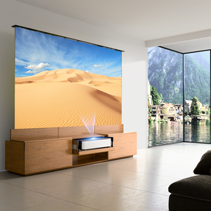 Perfectisan Laser TV Tủ Bó-Máy chiếu với màn hình máy chiếu 100 120 150inch Tủ thông minh hiện đại Nhà Laser TV - Product Image 2