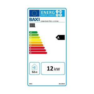 Sistema de Calefacción y Ventilación para el Hogar Baxi Luna Duo-Tec+ 1.12 GA 12 kW ErP, Caldera de Condensación de Gas Natural o GLP - Product Image 4