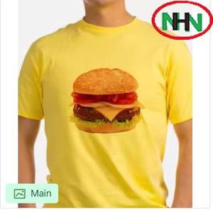 T-shirt imprimé en gros personnalisé 100% coton t-shirt impression logo t-shirts unis imprimé blanc noir t-shirt du Bangladesh - Product Image 2