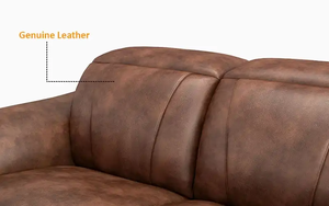 Royaloak Venice หนังอิตาลีที่มีเอกลักษณ์เฉพาะภายในวิลล่า2ที่นั่งเก้าอี้เอนได้ - Product Image 5