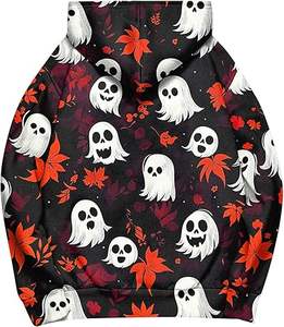 Sudaderas con capucha informales de invierno para hombre 100% algodón Color sólido Ajuste regular Diseño de bolsillo ecológico transpirable - Product Image 4