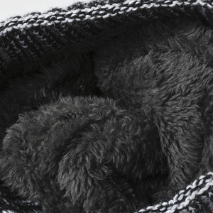 Gorro de punto de lana de algodón orgánico personalizado para mujer Logotipo a pedido Gorras suaves y cómodas para la temporada de invierno Mujer Chica - Product Image 3