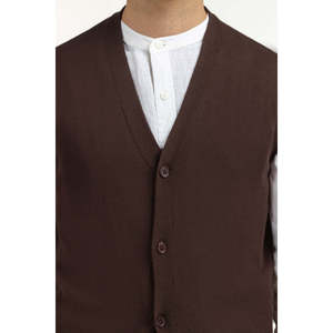 Suéter de Hombre, Corte Regular, 100% Algodón, con Botones, Estampado con Logotipo, Capucha, Estilo Moderno para Primavera - Product Image 4