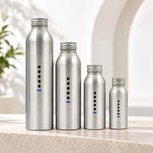 Botellas de aluminio personalizadas para jugo y agua con impresión offset completa y tapas de rosca, hechas en Vietnam - Product Image 2
