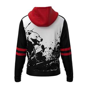 เสื้อฮู้ดแขนยาวทรงสลิมฟิตสำหรับผู้ชาย ระบายอากาศได้ดี เป็นมิตรกับสิ่งแวดล้อม มีกระเป๋า  คอลเลคชั่นฤดูหนาวใหม่ ขายดีที่สุด รับทำโลโก้ส่วนตัว - Product Image 6