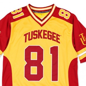 T-shirt personnalisé pour supporter de l'équipe universitaire Tuskegee Golden n° 81, vêtements de sport unisexe grande taille, vente en gros - Product Image 2