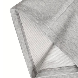 Nuevos pantalones cortos de felpa francesa personalizados para hombres, pantalones cortos de pierna ancha con dobladillo crudo de gran tamaño, pantalones cortos de sudor muy cómodos 2025 - Product Image 5