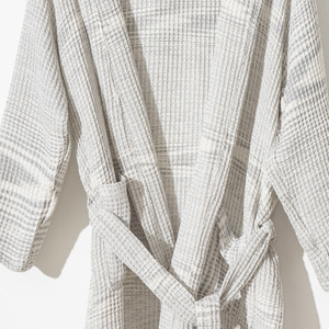 Peignoir unisexe 100% coton fabriqué en Turquie tissu respirant poids léger best-seller séchage rapide été toute l'année vêtements de nuit - Product Image 3