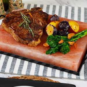 Customized Logo Himalayan Salt Slabs Tray <b>BBQ</b> Salt Slab Natural Crystal House Decoration Handmade Real Touch Custom Size Iron - Product Image 5