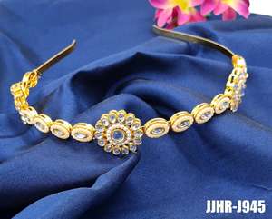 Bandeau moderne pour cheveux Bijoux de mode pour femmes Bridal Wedding Party Festival Designer Handmade Ethnic Wholesale Supplier - Product Image 6