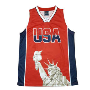 Maillot de basket-ball américain personnalisé de qualité supérieure 100% polyester sublimé fournisseur de maillot de basket-ball pour hommes du Pakistan - Product Image 1