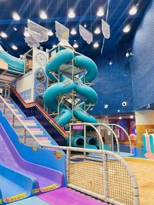 Structure de <span class=keywords><strong>jeu</strong></span> intérieure tout-en-un multi-niveaux avec toboggan en spirale extrême pour grand parc d'attractions et centre de divertissement familial - Product Image 2