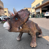 Animatronischer Elektrischer Simulierter Roboter-Baby-Dinosaurier-Hund für Freizeitparks