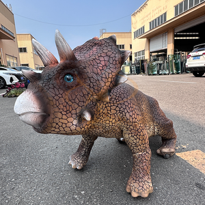 Anjing dinosaurus bayi robot simulasi listrik animatronik untuk taman hiburan - Product Image 5