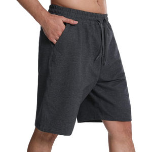 Pantalones cortos de lana para hombre hechos de algodón orgánico, ropa de calle elegante, pantalones cortos de tela de felpa francesa - Product Image 3