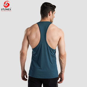 Camiseta sin Mangas para Hombre de Secado Rápido, Chaleco Deportivo para Gimnasio, Ropa Deportiva, Logotipo y Diseño Personalizados - Product Image 2