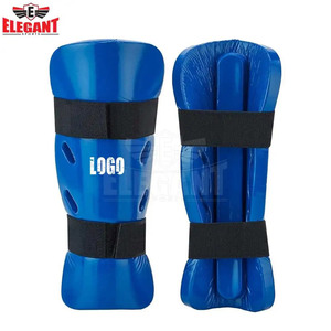 Protège-tibias en mousse moulée pour le Muay Thai, le football et les arts martiaux, par Elegant Sports - Product Image 6