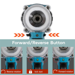 Llave de impacto eléctrica inalámbrica de 21V, llave de enchufe eléctrica sin escobillas recargable de alto Torque 1/2 - Product Image 4