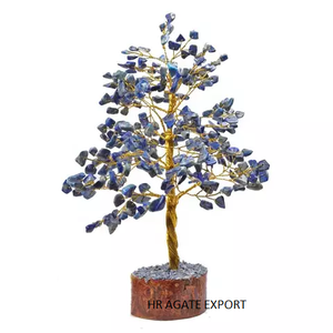 Amatista 300 Chips alambre dorado árbol de piedras preciosas respetuoso con el medio ambiente cristal curativo tallado estatuilla para Año Nuevo chino decoración del hogar - Product Image 4