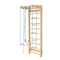 Escalera sueca de madera de primera calidad, duradera, para montar en la pared, para entrenamiento de gimnasia.