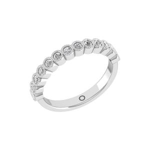 2025 Trending IGI Lab Grown Diamond Eternity <b>Band</b> 950 Platinum Bezel Set Wedding <b>Ring</b> Indian Manufactured Minimalist <b>Ring</b> - Product Image 1