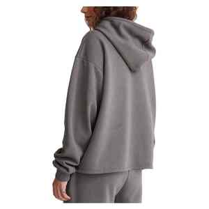 เสื้อฮู้ดผู้หญิงแบบหลวม สไตล์สตรีทแวร์ แขนยาว มีกระเป๋า ผ้าฟลีซ น่ารัก - Product Image 5