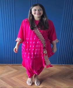 Estilo indio pakistaní Salwar kameez listo para damas traje de algodón cosido vestidos de mujer elegantes - Product Image 6