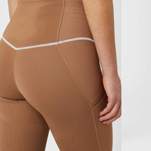 Pantalones ecuestres personalizados transpirables de primera calidad, pantalones de asiento completo de silicona estampados para mujer, mallas para montar a caballo - Product Image 2