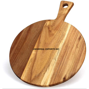 Planche à découper ronde en bois de luxe bloc à découper fait à la main de qualité supérieure nouvelle planche à découper en bois de vente chaude - Product Image 1