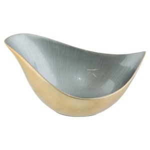 Set of 2 Luxury Bowl With Handle Aluminium Metal Bowl <b>Stag</b> <b>Head</b> New Design Decorated Tableware Wholesale Manufacturer Supplier - Product Image 6