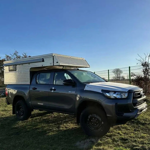 2023 Toyota HILUX 4X4ห้องโดยสารคู่ใช้กับพวงมาลัยซ้ายที่นั่งหนังไดรฟ์อลูมิเนียมอัลลอยด์ภายในสีเข้มแร็คหลังคา - Product Image 1