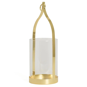 Support votif de luxe ornements décoratifs bougeoir de couleur or de qualité Standard pour la décoration de salon en vrac - Product Image 3