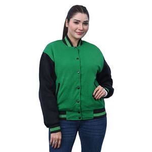 Veste universitaire d'hiver pour femmes de qualité supérieure, manches longues, design uni, personnalisable, teinte respirante, vente chaude, streetwear - Product Image 1