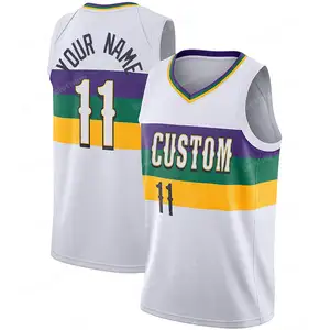 定制批发设计升华可逆篮球儿童单线背心套装衬衫男子篮球制服运动衫