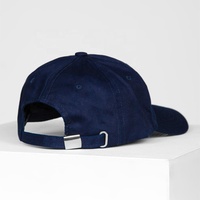 Casquette 5 panneaux noire en sergé 100% coton respirant, personnalisable, de haute qualité, pour l'extérieur, avec logo brodé doré, vente en gros