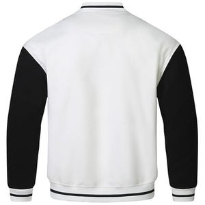 Alta calidad 100% lana cuerpo mangas de cuero hombres Casual Streetwear venta al por mayor Varsity Jacket CollegeBaseballjacket para hombres - Product Image 2