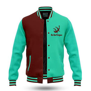 Personalizado de los hombres Varsity chaqueta de cuero de la calle desgaste Logo parches cremallera liso teñido primavera béisbol camioneros Letterman Base Ball - Product Image 4