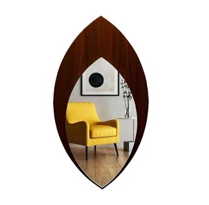 Miroirs muraux en bois au design moderne abordable avec verre à motifs élégants, décoration intérieure idéale à prix de gros bon marché - Product Image 1