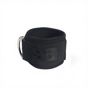 สายรัดข้อเท้ายกน้ำหนักแบบปรับได้สำหรับยิม ยูนิเซ็กซ์ พร้อมโลโก้ยาง สำหรับเครื่องเคเบิล - Product Image 1