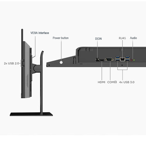 <span class=keywords><strong>Diseño</strong></span> todo en uno computadora de escritorio Pc AIO Touch PC CPU I5 procesador Gamer computadora de escritorio todo en uno Pc UPS batería - Product Image 6