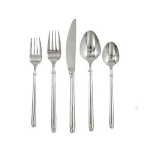 Juego de Cubiertos de acero inoxidable, cuchillo, tenedor, cuchara, juego de cubiertos con vajilla plateada, cuchara sencilla, cuchillo, tenedor, juego de cubiertos - Product Image 1