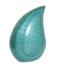 Handmade Modern Design Adult Casket Top Selling Drop Shape Cremation Urn for Human Ash Fancy Funeral Urn Latest Wh - Product Image 6