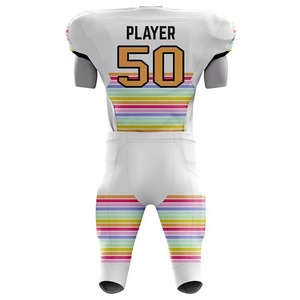 Uniforme de Fútbol Americano Profesional, Fabricado en Estados Unidos, Manga Corta, Transpirable, Estampado, Ligero, Personalizable, Marca Privada - Product Image 5