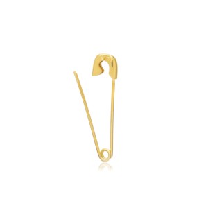 Boucle d'oreille simple pour femme, design épinglette, artisanat turc, bijoux en argent sterling 925, vente en gros - Product Image 4