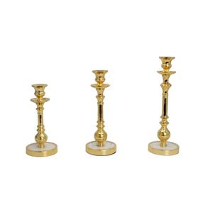 Soporte de vela de metal decorativo estándar de gran tamaño, color dorado, estilo moderno, para la decoración del hotel - Product Image 4