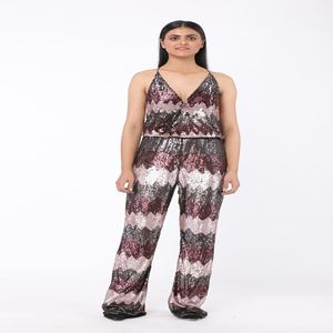 Vestido de Moda Femenina de la Mejor Calidad con Conjunto de Dos Piezas a Juego, Top y Parte Inferior, para Ropa Casual de Calle y Uso Diario - Product Image 1