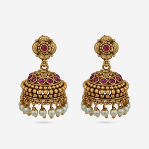 Antique Earring 187144 Elegant <b>Wedding</b> <b>Accessory</b> - Product Image 1