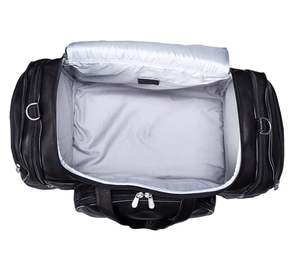 Bolso de cuero genuino de alta calidad Bolso de viaje grande personalizado para gimnasio y tenis Hecho en Pakistán con - Product Image 2